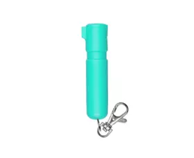 Obranný sprej SABRE Mighty Discreet, UV marker, spona na klíče, mátově zelený