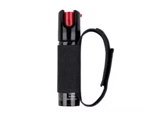 Obranný gel SABRE RED Runner pro běžce, s nastavitelným páskem na ruku, černý