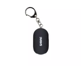 Osobní alarm SABRE RED Mini s LED světlem a karabinou 130dB, černý