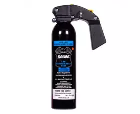 SABRE ADVANCED OC/CS proud MK-9, 16.0 oz, 0.33% MC 1.5% CS Tear Gas, pistolová rukojeť