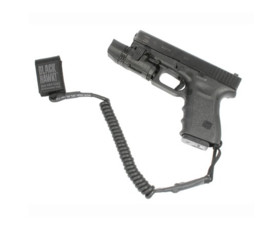 Pojistné lanko BLACKHAWK! Tactical Pistol Lanyard-Coil
