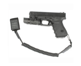 Pojistné lanko BLACKHAWK! Tactical Pistol Lanyard/Swivel